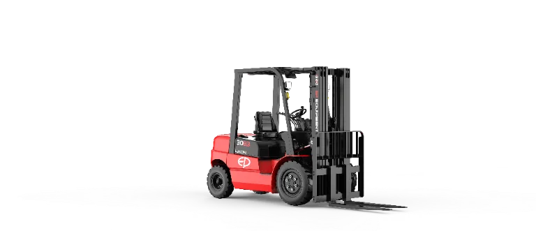 EFL302B3 EP Equipment — vista frontal Empilhadeira elétrica EFL302B3 EP Equipment de 3 toneladas, vista frontal